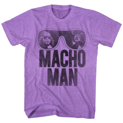 Macho Man Randy Savage Image In Gafas de sol Camiseta para hombre WWE Wrestling Legend Foto 1 de 4