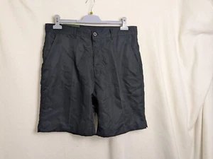 Dunlop Mens casual shorts golf bermuda size 36w black New - Picture 1 of 8