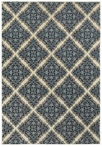 10x13 Sphinx Ivory Geometric Diamond Leaf Area Rug 7816B - Aprx 9' 10" x 12' 10" - Picture 1 of 2