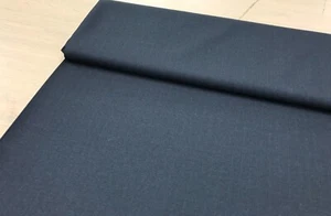  Abrigo/traje/falda de mezcla de lana material de tela gabardina rayas azul fuerza aérea - Imagen 1 de 5