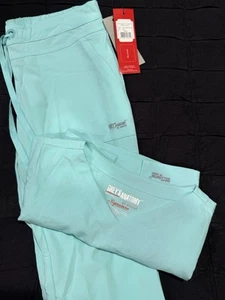 Grey’s Anatomy Signature Scrub Top & Matching Pants NWT Green - Picture 1 of 13