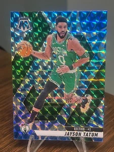 JAYSON TATUM 2024-25 MOSAIC BASKETBALL BLUE REACTIVE PRIZM CELTICS - Picture 1 of 2