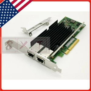 HP 561T Dual Port RJ-45 10GB NIC PCIe x8 Network Card 716589-001 717708-001 - Picture 1 of 3