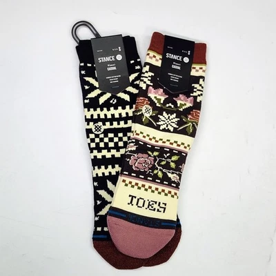 Calcetines Stance Mujer Escamas Muérdago Dedos Crew Rosa Polvorienta Talla S Pequeño Paquete de 2 Foto 1 de 4