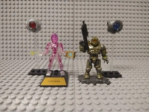 Mega Construx Halo Heroes Cortana, Master Chief, and 343 Guilty Spark Lot - Picture 1 of 1