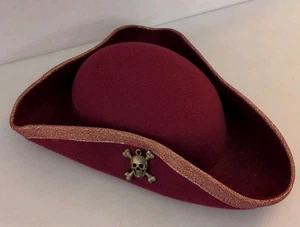 RARE Novelty Disney Parks Pirates of the Caribbean REDD Hat ADULT No Feather - Picture 1 of 14