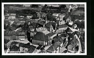 Wunsiedel i. Fichtelgeb., Ortsansicht, Fliegeraufnahme, Ansichtskarte - Picture 1 of 2