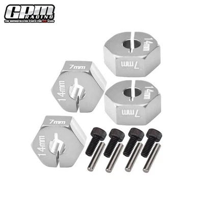 GPM Alu Hex Adapter 14x7mm For Optional 14mm Hex Wheel Only For EXO Terra Buggy - Image 1 of 4