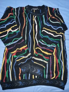 Suéter 3D Vintage Colección Protegé Hombre Grande Tejido Jersey Texturizado Multicolor - Imagen 1 de 5