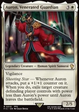 Magic/MTG Auron, Venerated Guardian FIC-10 Rare Englisch Neu - Bild 1 von 2