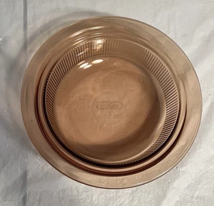 Visions 1 Qt. Cazuela Redonda Acanalada Ámbar V-31-B Sin Tapa - Imagen 1 de 3