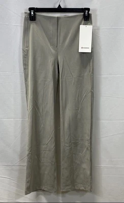 Lululemon Women's Gray Solid Luxe Smooth Fit Pull-On Pants Size 6 for - Image 1 of 4