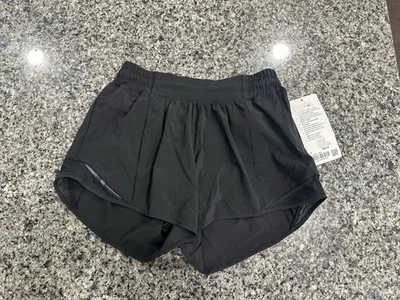 NWT Lululemon Hotty Hot Short II *Long 4" Black - Image 1 of 4
