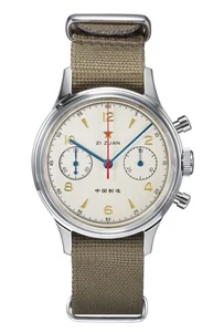 Reloj Hombre Clásico 38mm Piloto Cronógrafo Gaviota 1963 ST1901 Movimiento Mecánico... - Imagen 1 de 6