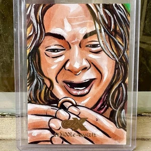2022 Cryptozoic CZX Middle Earth Sméagol Gollum LOTR Sketch 1/1 Noval Hernawan - Picture 1 of 2
