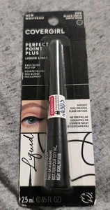 Nuovo CoverGirl Perfect Point Plus Liquid Eye Liner #200 Onice Nero - Foto 1 di 1