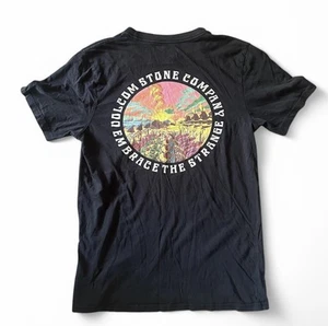 Volcom Embrace The Strange Big Logo Tee Black Men’s Size Small - Picture 1 of 5