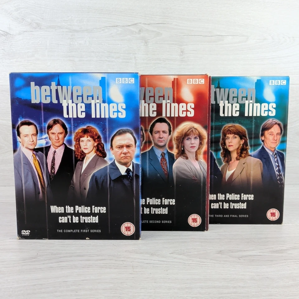 Between the Lines Complete Series 1-3 DVD Box Set BBC Police Drama - Image 1 of 1
