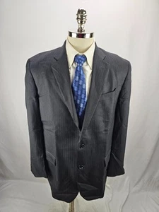 Brooks Brothers Mens 1818 Madison Saxxon Gray Herringbone Wool Blazer Jacket 44L - Picture 1 of 9