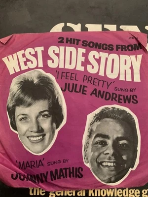 2 Hit Songs From West Side Story - Julie Andrews 7” Vinyl Single Record 1966 - Image 1 of 4