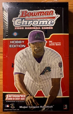 2006 Bowman Chrome Baseball Factory Unopened (Note Cello Wrap) 18 Pack Hobby RY - Image 1 of 2