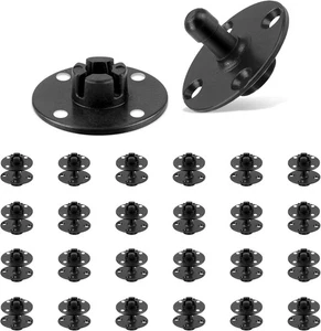 25 Pcs BeauClip Fasteners for Panels Paneling on Boats, RVs, Wall Black  - Bild 1 von 7