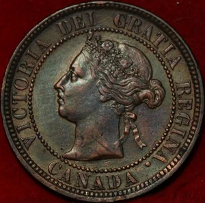1884 Canada One Cent Foreign Coin - Picture 1 of 2