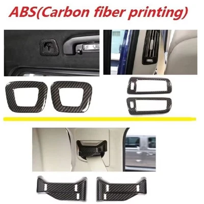 Juego de molduras interiores ABS de fibra de carbono para Mercedes-Benz Clase G G500 G63 W464 19-23 Foto 1 de 4
