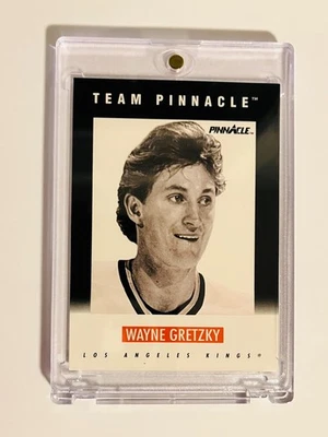 1991 Pinnacle Team Pinnacle Wayne Gretzky #B-11 Los Angeles Kings – NHL Legend - Image 1 of 2