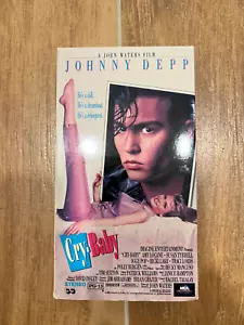 Cry Baby VHS - 1990 - Johnny Depp John Waters film - Picture 1 of 1