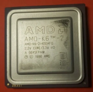 AMD K6-2 400 MHz (AMD-K6-2/400AFQ) Vintage Sold AS IS - Picture 1 of 1