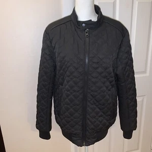 Tahari Mens Quilted Black Jacket,   sz M - Picture 1 of 9
