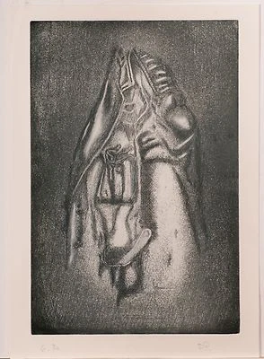 Dieter Pieper/ Diedee Pieper/ Radierung/ Worpswede / 1948-2001/ Maler Radierer - Bild 1 von 4