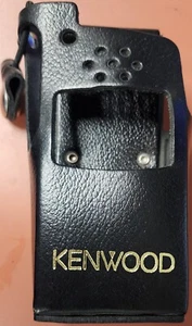 Kenwood KLH-112 NEW Hard Leather Case for TK-272G, TK-372GG, or TK-373G - Picture 1 of 4
