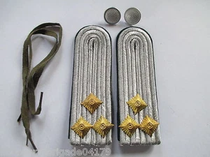 NVA 1 paar Schulterstücke Oberleutnant  Rückwärtiger Dienst  dunkelgrün - Picture 1 of 2