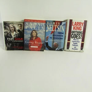 Biography & Autobiography Assorted Titles Bundle of 4 Paperback Hardcover Books - Imagen 1 de 6