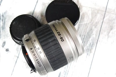 Pentax 28-90mm f/3.5-5.6 AF zoom FA lens for K-1 k-70 kp k-3 k-50 k-5 silver - Image 1 of 4