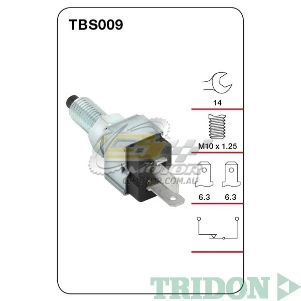 INTERRUPTOR LUZ DE FRENO TRIDON PARA MAZDA B2600 03/87-10/91 2.6L(4G54) SOHC 8V(gasolina)  Foto 1 de 1