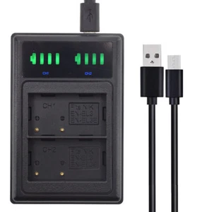 battery charger For Nikon EN-EL3e D50 D70 D70s D80 D90 D100 D200 D300s MH-18A - Picture 1 of 6