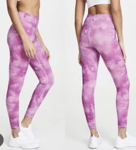 Spiritual Gangster High Rise Tie Dye Leggings Sunset Dye Pink Print Size Large - Picture 1 of 6