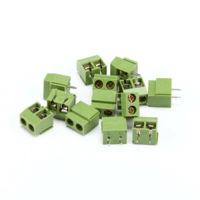 KF126-5.0 Screw PCB terminal block can be spliced 300V/8A 2P 3P Spacing 5.08MM - Image 1 of 4