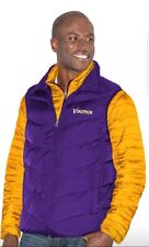 Minnesota Vikings Men's Large NFL 3-in-1 Premium Vest and Puffer Coat Jacket