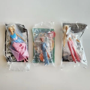 McDonalds Happy Meal Toys 1999 + 2002 Barbie, Skipper Set Of 3 BNIP Collectable - Picture 1 of 6