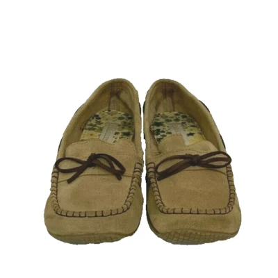 Mocasines Predictions para mujer talla 7 de gamuza tostada con detalles de lazo atado Foto 1 de 4