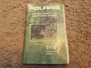 1996 Polaris Sportsman 500 Owners Maintenance Manual - Foto 1 di 3