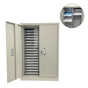 Metal File Cabinet with 36 Drawer Office Storage Filing Cabinet with Doors - Picture 1 of 23