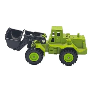 TOMICA POCKET CARS #F58 TEREX 72-81 WHEEL LOADER, GREEN, 1:137 EXCELLENT - Picture 1 of 6