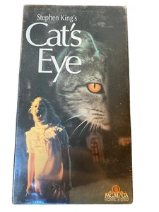 Cats Eye Vintage VHS 1985 Stephen King Horror Drew Barrymore James Woods RARE - Foto 1 di 4