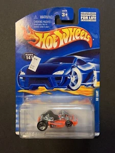 🔥 2000 Hot Wheels GO KART #141 Orange/Black NIP 🔥 Mattel - Picture 1 of 6