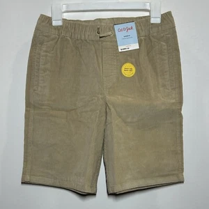 Boys' Corduroy Pull-On Drawstring Stretch Shorts - Cat & Jack Beige S - Picture 1 of 2